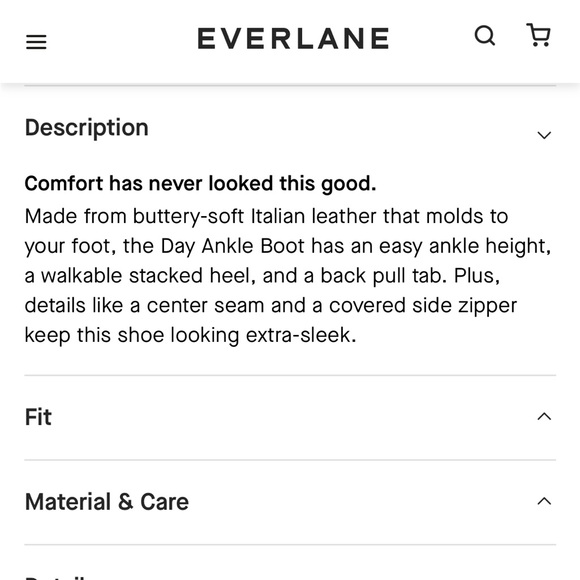 Everlane Day Ankle Boot - Picture 2 of 7